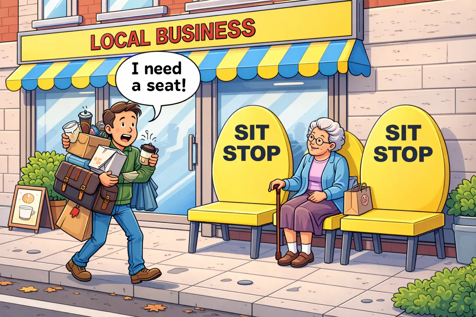 SIT STOP infographic